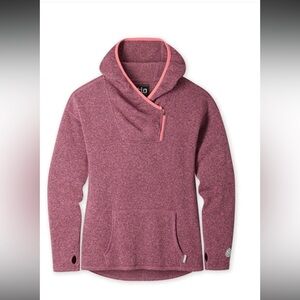 Stio Women's Pink Hoodie Sweatshirt, size small